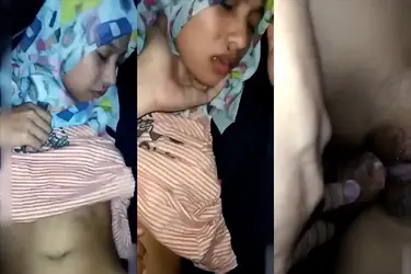 Jilbab Disodok Paksa Sampe Menjerit Puas