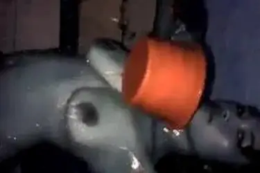 Tante Mandi Direkam Gayung Orange