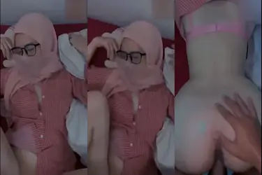Viral Twitter Hijab Pink Kacamata Ngesex